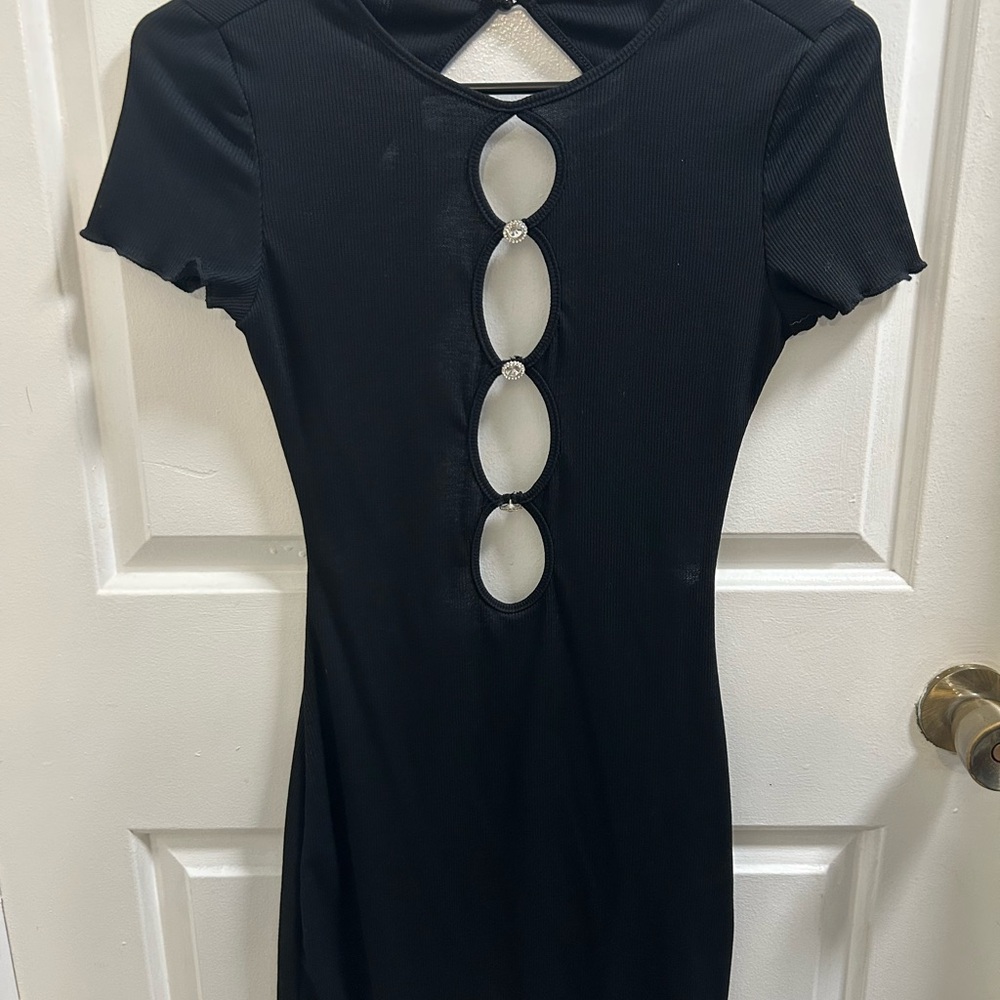 Black Cutout Dress
